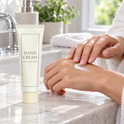 🤍 Hand Cream | Cream Formula | Everyday Care | Gift for Her | Elegant Ivory Tube