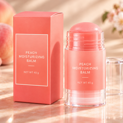 🍑 Moisturizing Balm | Solid Balm | Travel Care | Gift for Her | Peach Pink Stick