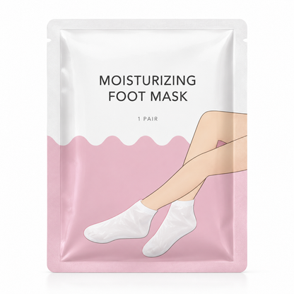 🧦 Foot Mask | Moisturizing Wrap | Spa Pedicure | Gift for Mom | Pink Sachet Pair