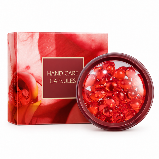 🌹 Hand Care Capsules | Encapsulated Care | Home Care | For Her | Ruby Red Pearls