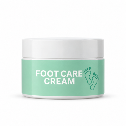 🌿 Foot Cream | Creamy Formula | At-Home Pedicure | Gift for Mom | Mint Green Jar
