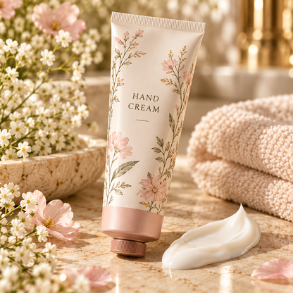 🌷 Hand Cream | Cream Formula | Everyday Care | Gift for Her | Pretty Floral Tube