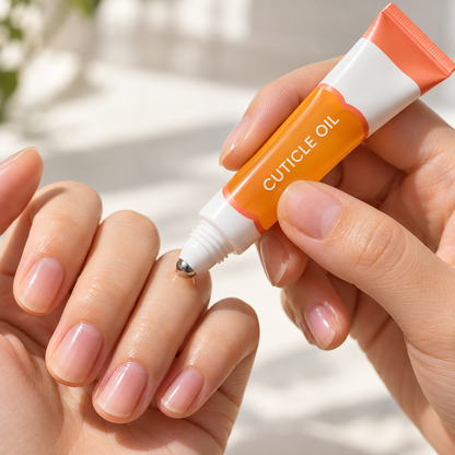 🍊 Cuticle Oil | Care Oil | At-Home Manicure | Gift for Her | Orange Roll-On Tube
