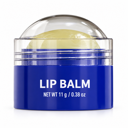 🫧 Lip Balm | Solid Balm | Everyday Lip Care | Gift for Her | Blue Dome Container