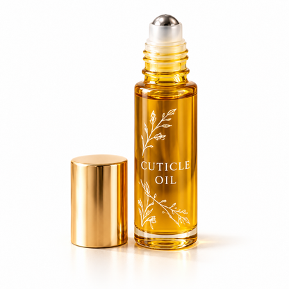 🌾 Cuticle Oil | Care Oil | Home Manicure | Gift for Her | Gold Botanical Roll-On
