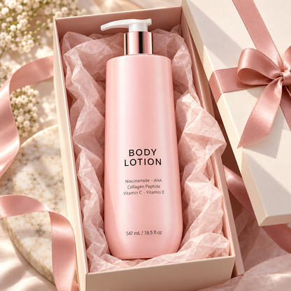 🩷 Body Lotion | Niacinamide & AHA | After Shower | Gift for Her | Pink Glow Pump