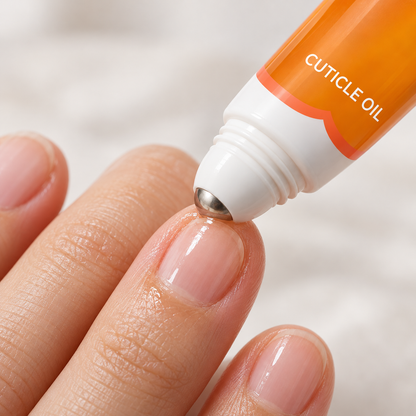 🍊 Cuticle Oil | Care Oil | At-Home Manicure | Gift for Her | Orange Roll-On Tube