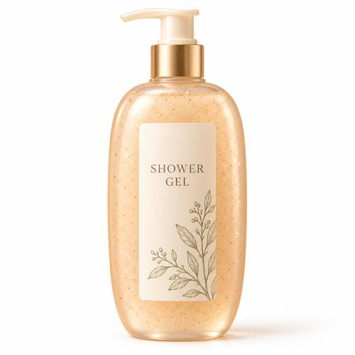 🍃 Shower Gel | Gel Cleanser | Daily Shower | Gift for Her | Amber Botanical Pump