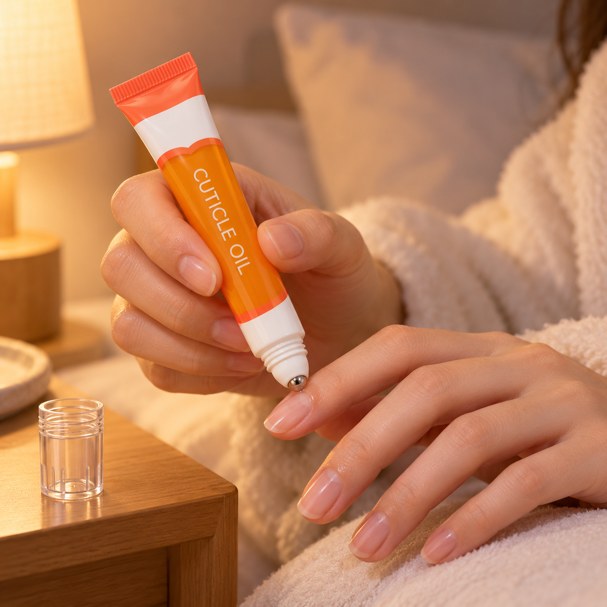 🍊 Cuticle Oil | Care Oil | At-Home Manicure | Gift for Her | Orange Roll-On Tube