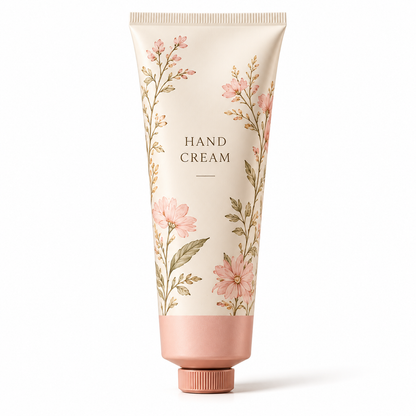 🌷 Hand Cream | Cream Formula | Everyday Care | Gift for Her | Pretty Floral Tube