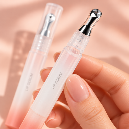 💋 Lip Serum | Serum Formula | Home Lip Care | Gift for Her | Slim Silver-Tip Pen