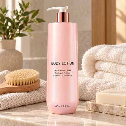 🩷 Body Lotion | Niacinamide & AHA | After Shower | Gift for Her | Pink Glow Pump