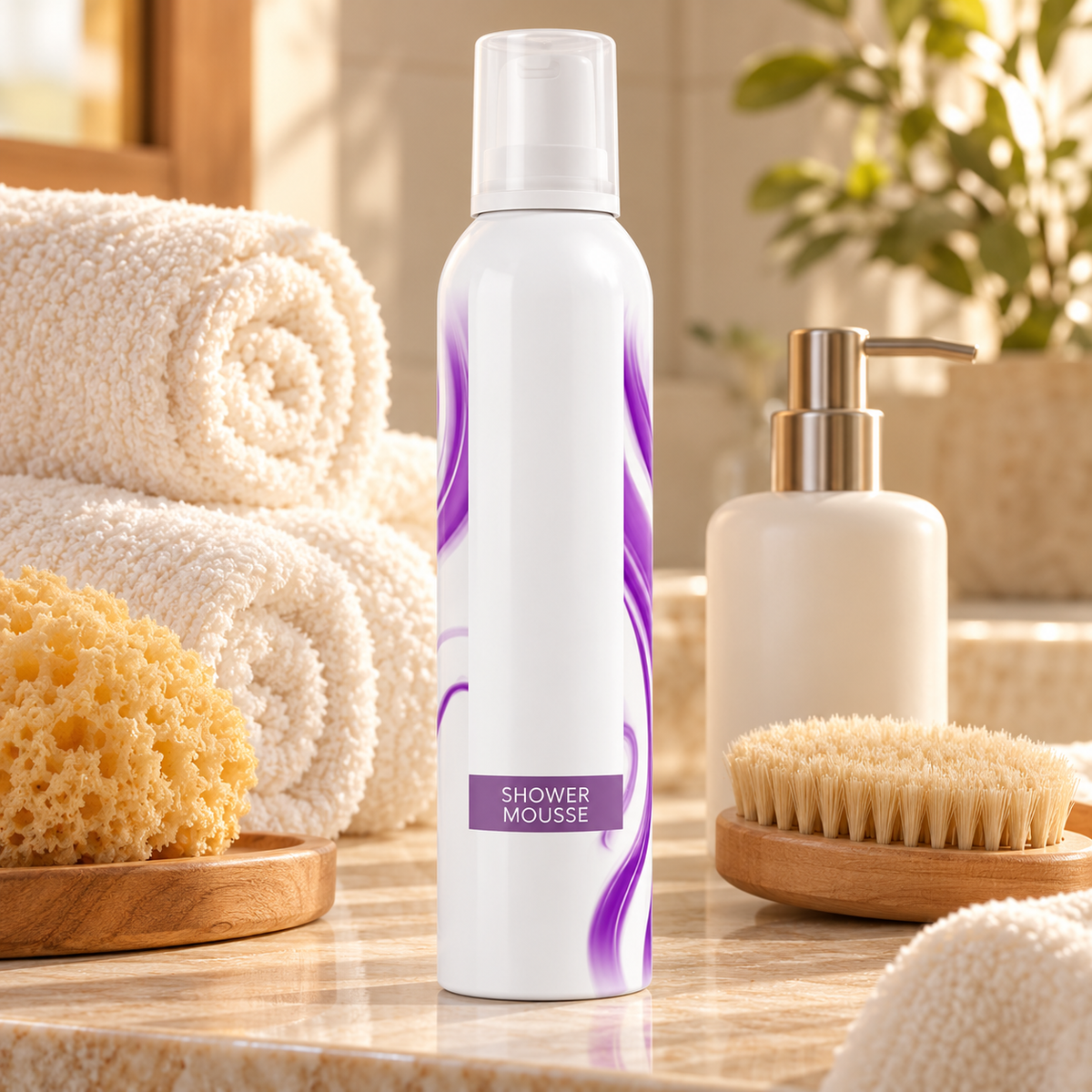 ☁ Shower Mousse | Foam Cleanser | Evening Shower | Gift for Her | Lilac Wave Can