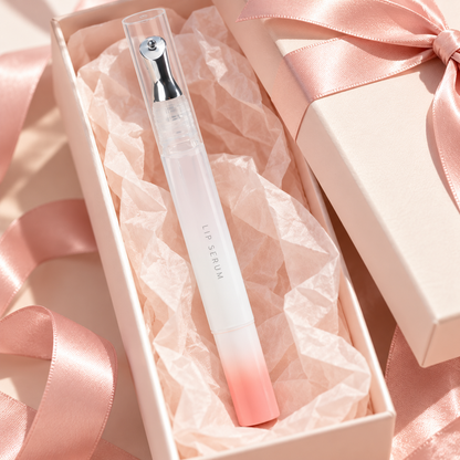 💋 Lip Serum | Serum Formula | Home Lip Care | Gift for Her | Slim Silver-Tip Pen