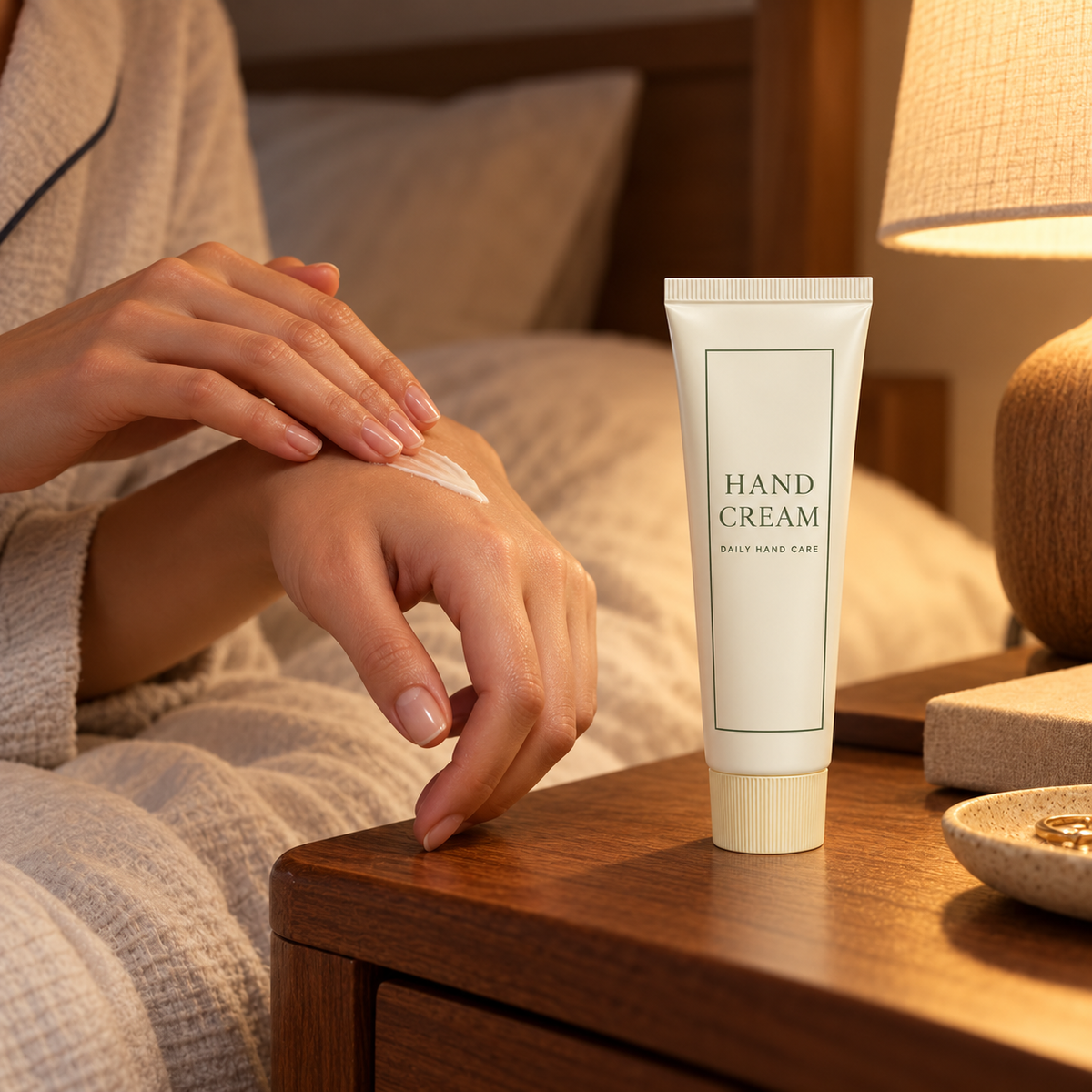 🤍 Hand Cream | Cream Formula | Everyday Care | Gift for Her | Elegant Ivory Tube