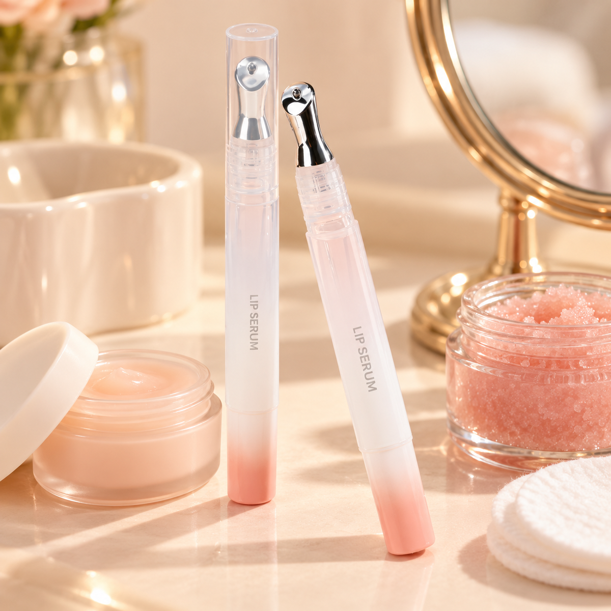 💋 Lip Serum | Serum Formula | Home Lip Care | Gift for Her | Slim Silver-Tip Pen